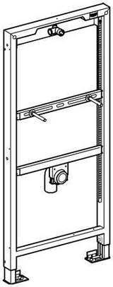 GROHE Urinal-Element Rapid SL 38517_1 – Vorwandmontage, höhenverstellbar, ohne Armatur