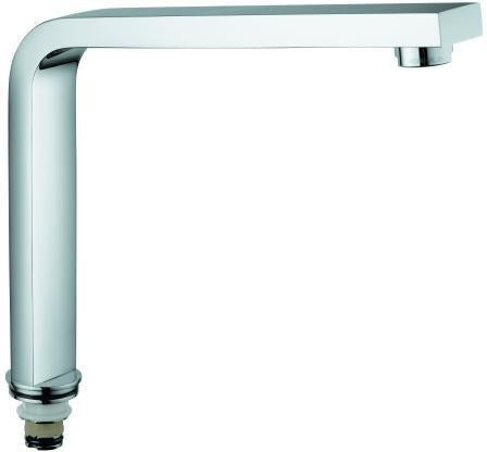 GROHE Auslauf 13330 Chrom – Schwenkbarer Gussauslauf für Einhand-Spültischbatterie