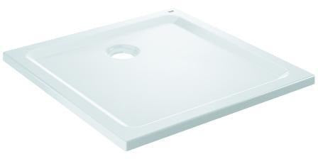 GROHE Universal Duschwanne 1000 x 1000 mm Acryl alpinweiß – flacher Einbau