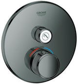 GROHE Grohtherm SmartControl Unterputz-Thermostat 1 Absperrventil rund hard graphite