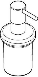 GROHE Essentials Seifenspender 40394_1 für Halter Essentials/-Cube, Glas satiniert, 160 ml