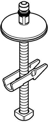 GROHE Befestigungssatz 49120 für WC-Sitz und Deckel Essence – Chrom