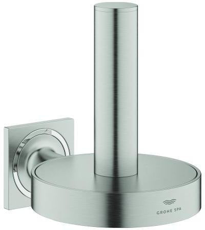 GROHE WC-Reservepapierhalter Allure 40956_1 cool sunrise gebürstet – Wandmontage, verdeckte Befestigung
