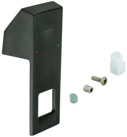 GROHE Hebel 46782 Chrom – Armaturengriff mit rot/blauer Temperaturanzeige