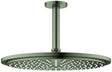 GROHE Rainshower Cosmopolitan 310 Kopfbrauseset mit Deckenauslass 142 mm, 1 Strahlart, 8 l/min, graphit