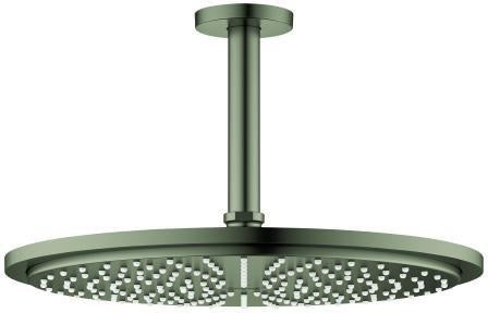 GROHE Rainshower Cosmopolitan 310 Kopfbrauseset mit Deckenauslass 142 mm, 1 Strahlart, 8 l/min, graphit