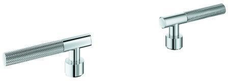 GROHE Atrio Private Collection Hebelgriffe mit Rändelstruktur in Chrom