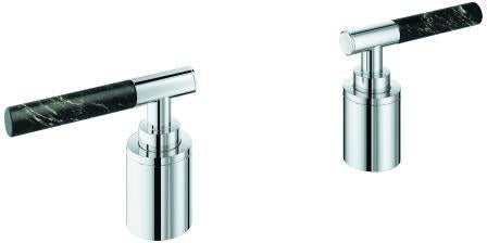 GROHE Atrio Private Collection Hebelgriffe Vanilla Noir Caesarstone Chrom