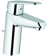 GROHE Eurodisc Cosmopolitan Einhand-Waschtischbatterie mit EcoJoy und Zugstangen-Ablaufgarnitur, chrom