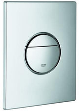 GROHE Abdeckplatte 42375 mit Drucktaste – Chrom, WC-Betätigung