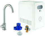 GROHE Blue Professional Mono C-Auslauf Set – Armatur mit Filterfunktion & 3 Tafelwasserarten