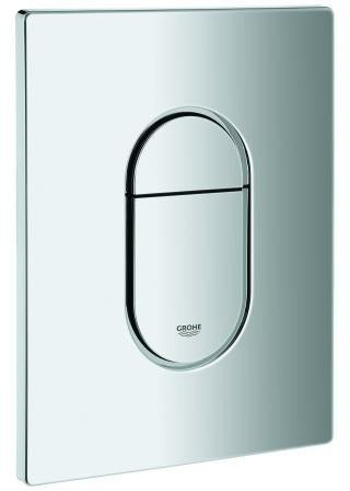 GROHE Arena Cosmopolitan WC-Betätigung 38844 – Pneumatisch, Chrom, 2-Mengen-Technik