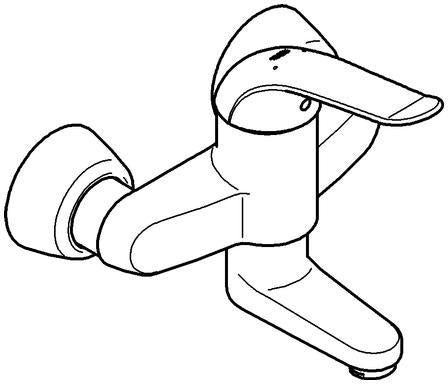 GROHE Euroeco Special Einhand-Waschtischbatterie 157 mm Ausladung Chrom