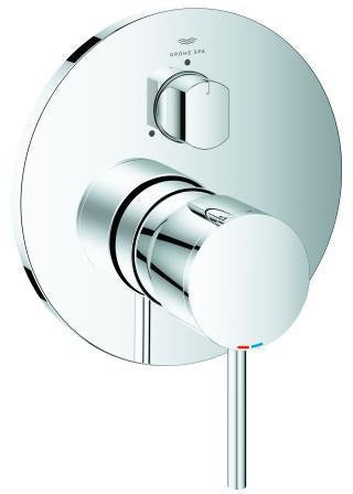 GROHE Atrio Einhandbatterie 3-Wege Umstellung Fertigmontageset Chrom