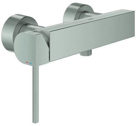 GROHE Plus Einhand-Brausebatterie Wandmontage Chrom – mit Temperaturbegrenzer & SilkMove