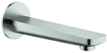 GROHE Lineare Wanneneinlauf Wandmontage mit Mousseur und Rosette – Chrom