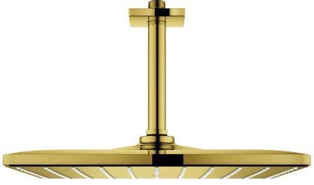 GROHE Rainshower Mono 310 Cube Kopfbrause-Set Deckenauslass 142 mm, 1 Strahl, 7,5 l/min, Chrom