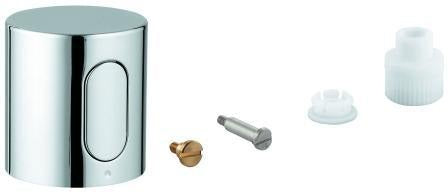 GROHE Temperaturwählgriff 47812 Chrom – Sicherheitssperre bei 43°C für Unterputz-Armaturen