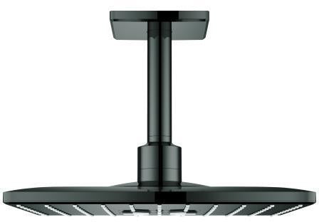 GROHE Rainshower SmartActive 310 Cube Kopfbrauseset mit Deckenauslass 142 mm – Chrom