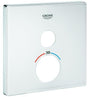 GROHE Rosette 49038 eckig für SmartControl moon white – Wandrosette mit Acrylglas-Abdeckung