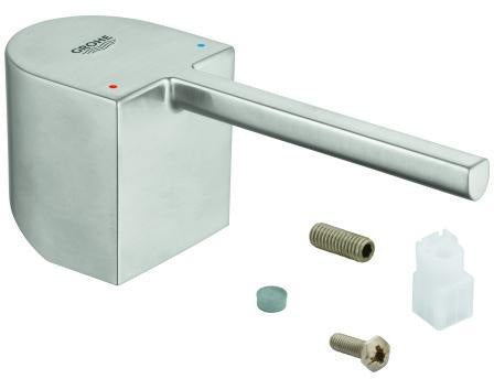GROHE Hebel 48452 für Einhand-Waschtischbatterien – Chrom, Metall, für 28 mm Kartusche