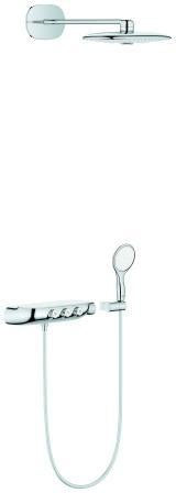 GROHE Rainshower SmartControl 360 Duo Duschsystem mit Thermostatbatterie, Chrom