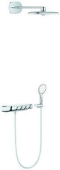 GROHE Rainshower SmartControl 360 Duo Duschsystem mit Thermostatbatterie, Chrom