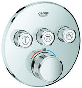 GROHE Grohtherm SmartControl Unterputz-Thermostat 3 Ventile hard graphite