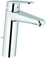 GROHE Eurodisc Cosmopolitan Einhand-Waschtischbatterie mittelhoch chrom – SilkMove & Water Saving