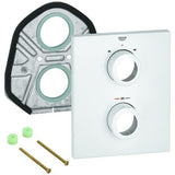 GROHE Rosette 47828 in Chrom – Passgenaue Abdeckung für Armaturen