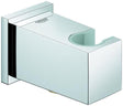 GROHE Euphoria Cube Wandanschlussbogen 26370 mit Wandbrausehalter, Chrom