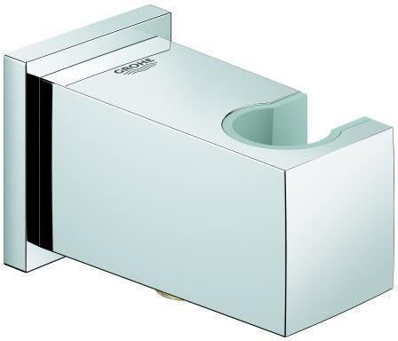 GROHE Euphoria Cube Wandanschlussbogen 26370 mit Wandbrausehalter, Chrom