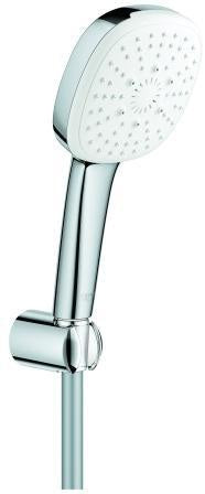 GROHE Tempesta Cube 110 Wandhalterset mit 3 Strahlarten und 7,4 l/min in Chrom