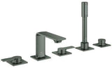 GROHE Allure 5-Loch-Wannenkombination cool sunrise gebürstet – Fliesenbankmontage