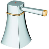 GROHE Griff 48198 Grandera Markierung rot – Ersatzgriff in Chrom/Gold