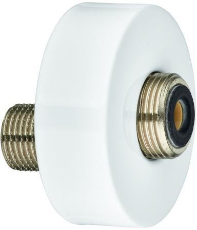 GROHE S-Anschluss 12662 Chrom – 1/2" x 3/4" mit Schalldämpfer und Rosette