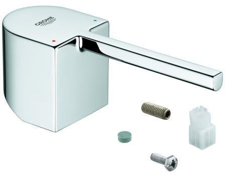 GROHE Hebel 48452 für Einhand-Waschtischbatterien – Chrom, Metall, für 28 mm Kartusche