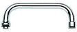 GROHE U-Auslauf 13034 für Küchen-Wandbatterien, 301 mm Ausladung, chrom