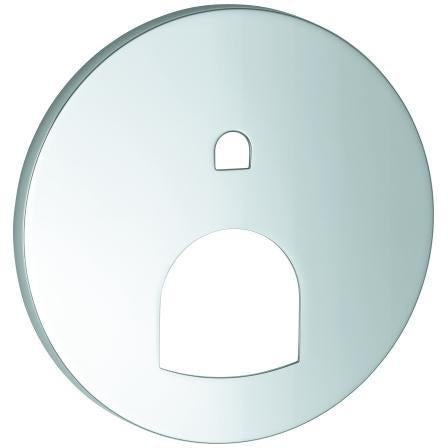 GROHE Rosette 49118 rund für Einhandmischer-Fertigmontagesets mit 2-Wege Umstellung, Chrom