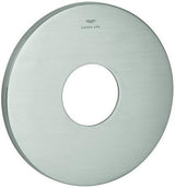 GROHE Rosette 48615 rund für Einhandmischer-Fertigmontagesets, Chrom, FastFixation, 53,1 mm