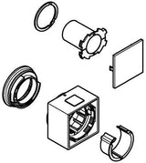 GROHE Temperaturwählgriff 49091 eckig für THM-Fertigmontagesets Chrom – SafeStop 38°C