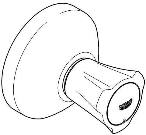 GROHE Costa Unterputzventil Oberbau Fertigmontageset – Einbautiefe 20–80 mm, chrom
