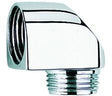 GROHE Brauseabgangswinkel 45304 1/2 Zoll für Wannenbatterie – Chrom, LongLife Oberfläche