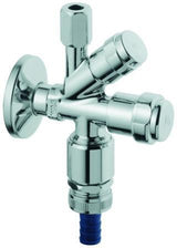 GROHE WAS Kombi-Eckventil 41082 Design-Griff DN15 mit Rückflussverhinderer und Rohrbelüfter in Chrom
