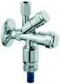 GROHE WAS Kombi-Eckventil 41082 Design-Griff DN15 mit Rückflussverhinderer und Rohrbelüfter in Chrom