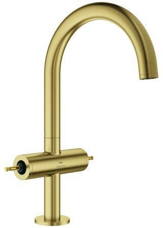 GROHE Atrio Private Collection Waschtisch-Einlochbatterie L-Size chrom – für Hebelgriffe
