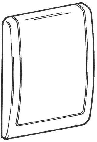 GROHE Abdeckplatte Classic 43177 komplett mattchrom – Betätigungsplatte für WC