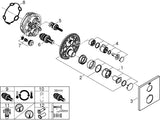 GROHE Grohtherm Thermostat-Brausebatterie 1 Absperrventil matt black eckig – Fertigmontageset