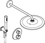 GROHE Grohtherm Unterputz-Duschsystem mit Rainshower Mono 310 und Thermostat, Chrom
