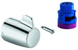 GROHE Absperrgriff 49004 für Aquadimmer Grohtherm Special – Chrom, ergonomische Flügelgriffe